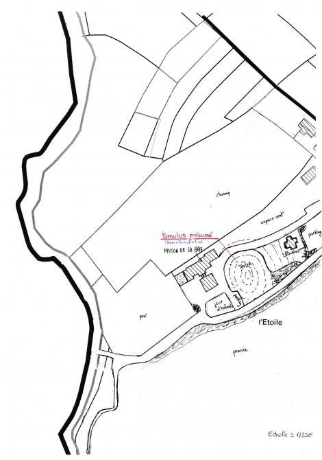 Plan d'ensemble du Tumulus - Maison de la Baie