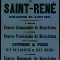Affiche Fête Saint René 1911