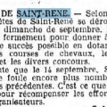 Article Ouest-Eclair fête à Saint René