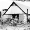Batteuse et machine à vapeur en action à la ferme de Carmin